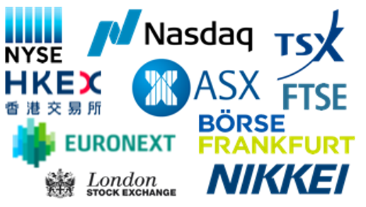 Global stock prices in Excel spreadsheet